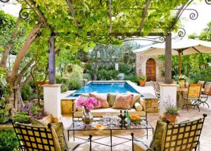 Outdoor living spaces relaxing cool ground